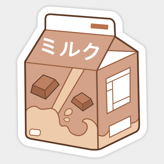 Chocolate Milk Chocolate Milk Sticker Teepublic 